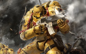 Имперские солдаты в игре Warhammer 40000