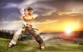 Джин Казама из игры Tekken