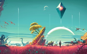 Находящаяся в разработке игра No Man's Sky