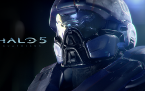 Мастер Чиф на постере игры Halo 5