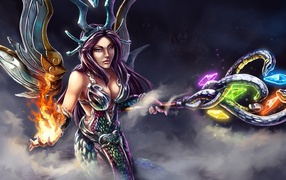 Маг Ню Ва из игры Smite