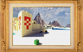 Картина в игре Minecraft