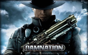 Постер видео игры Damnation