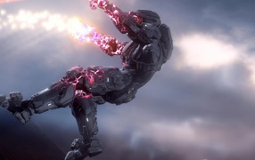 Поверженный герой Мастер Чиф, игра Halo