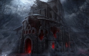 Разрушенная церковь в игре Diablo 3