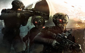 Солдаты в игре Rainbow Six