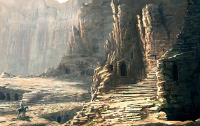 Лестница в горы, игра Assassin's Creed