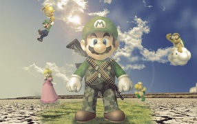 Супер герой Super Mario Bros