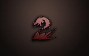 Символ игры Guild Wars, фон