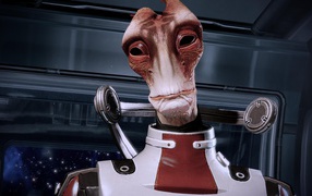 Инопланетянин в скафандре, игра Mass Effect