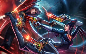 Сражение в игре Bayonetta