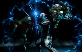 Сражение в игре Warframe