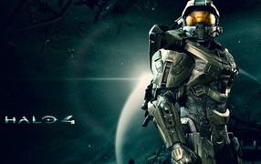 Персонаж игры Halo 4 Мастер Чиф