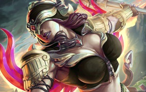 Персонаж Немесия из игры Smite