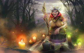 Престарелая ведьма в игре Dota 2