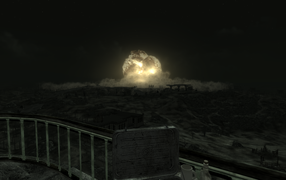 Взрыв в игре Fallout 3