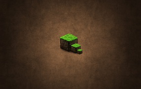 Игра Minecraft, минимализм
