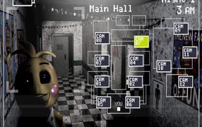 Интерфейс игры Five Nights at Freddy's