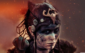 Девушка из видеоигры Hellblade