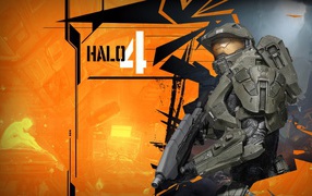 Постер игры Halo 4, Мастер Чиф