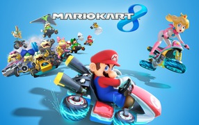 Постер игры Mario Kart 8
