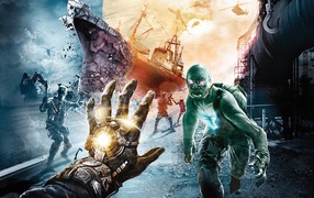 Попытка сражаться с зомби