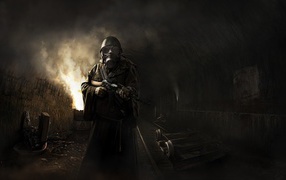 Тоннель в игре Metro 2033