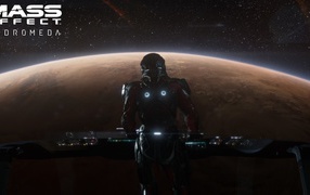 Вид на чужую планету, игра Mass Effect Andromeda