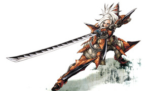 Воин из игры Monster Hunter