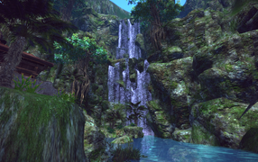 Водопад в игре Tera