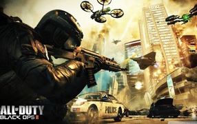 Мир игры Call of Duty Black Ops 2