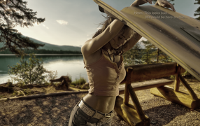 Девушка Меган Фокс, роль в фильме Трансформеры