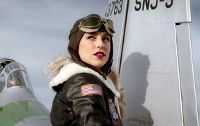 Девушка пилот ВВС США
