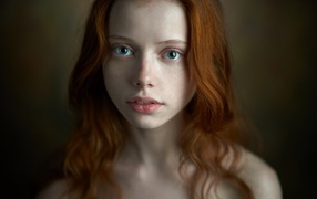 Рыжая модель, портрет