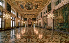 Интерьер зала в роскошном дворце