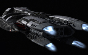 Крейсер из сериала Звездный крейсер Галактика