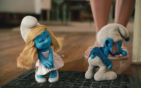 Гномики из комедийного фильма Смурфики