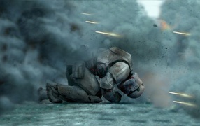 Окровавленный штурмовик под огнем, Звездные войны