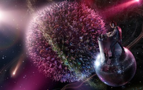 Диджей погрузил дискотеку в мир музыки