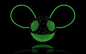 Зеленый диджей deadmau5