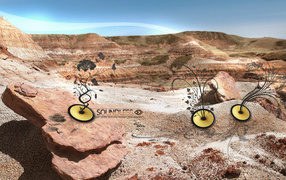 Музыкальная композиция на скалах