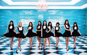 Популярная группа из Кореи Girls’ Generation