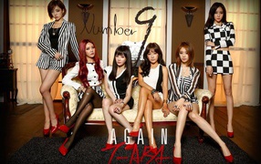 Музыкальная группа из Южной Кореи T-ara