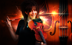 Скрипачка Линдси Стирлинг