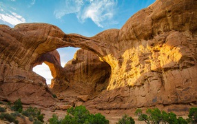 Arches of the rocks in Utah