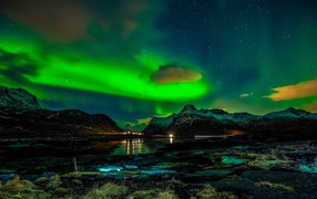 Фантастическое северное сияние