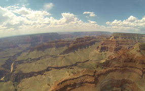 Полет над каньонами в Аризоне