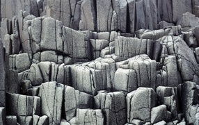 Pile of gray rocks