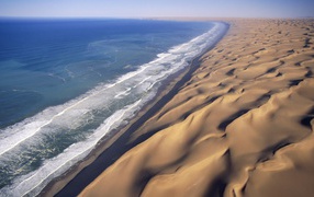 Where the desert meets the sea and