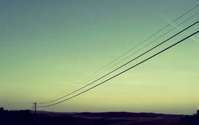 Провода линии электропередач